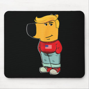 Ich bin nur ein kalter Typ Präsident Trump 2024 Mousepad