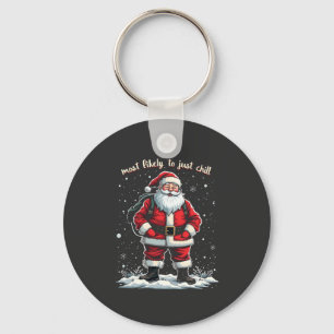 Ich bin nur ein kalter Typ Weihnachten Weihnachtsm Schlüsselanhänger