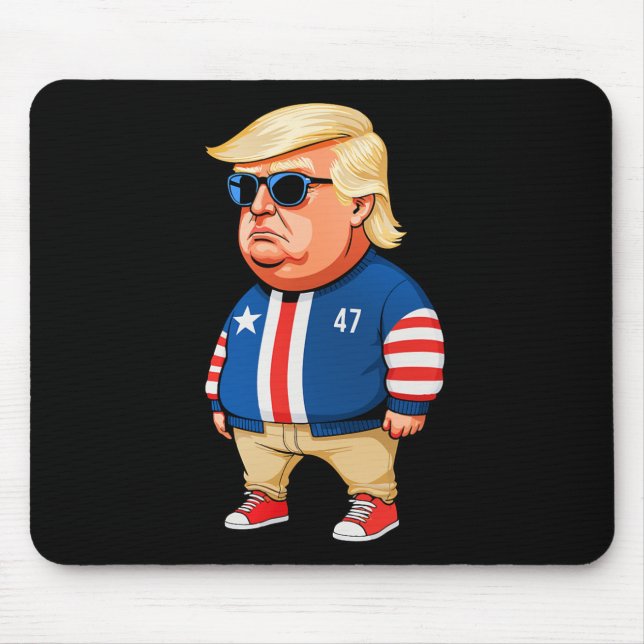 Ich bin nur ein Kill-Typ Trump Funny Chill Typ Mem Mousepad (Vorne)