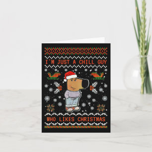 Ich bin nur ein kleiner Typ, der Weihnachten mag 1 Karte