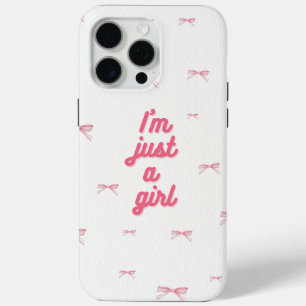 Ich bin nur ein Mädchen in einem rosa Gehäuse Case-Mate iPhone Hülle