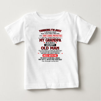 Ich bin nur ein verwöhntes Kind, das war dein erst Baby T-shirt