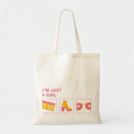 Ich bin nur eine Girl Tote Tasche