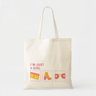 Ich bin nur eine Girl Tote Tasche