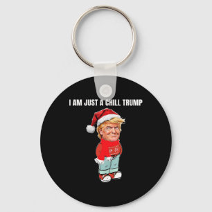 Ich bin nur eine kleine Kill Trump lustiges Weihna Schlüsselanhänger