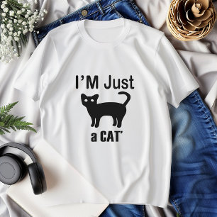 Ich bin nur eine verrückte Katzenfrau, die T-Shirt