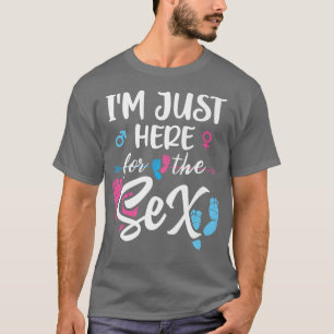 Ich bin nur für die Geschlechteroffenbarung Baby A T-Shirt