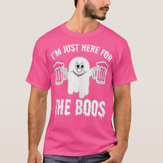 Ich bin nur hier für das Boos Funny Halloween Ghos T-Shirt