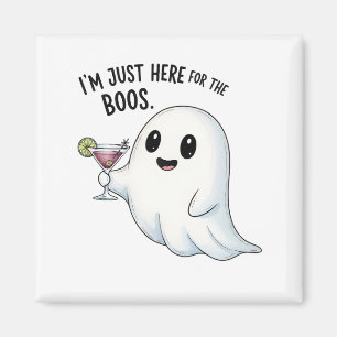 Ich bin nur hier für das Boos Halloween Magnet