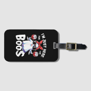 Ich bin nur hier für das Boos Halloween Women Ghos Gepäckanhänger