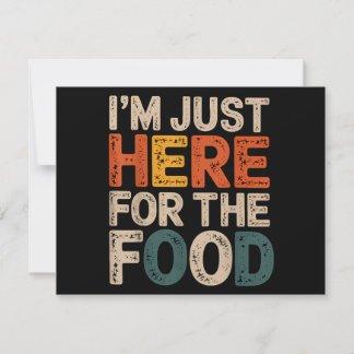 Ich bin nur hier für das Essen Funny Feinschmecker