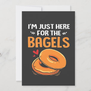 Ich bin nur hier für das jüdische Essen von Bagels Einladung