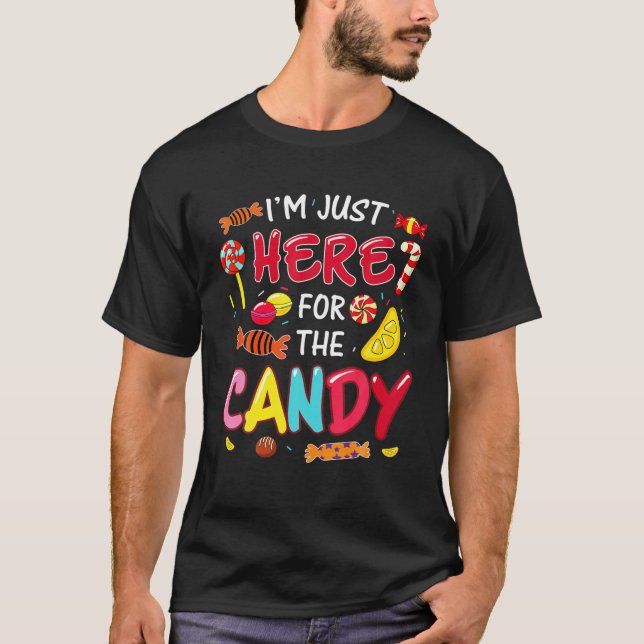 Ich bin nur hier für das süße Weihnachtsgericht G T-Shirt (Vorderseite)