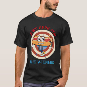 Ich bin nur hier für den Amerikanische Unabhängigk T-Shirt