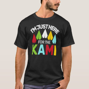 Ich bin nur hier für den Kami-japanischen Origami- T-Shirt
