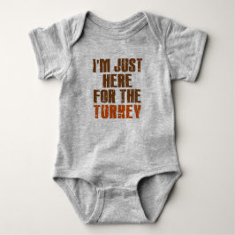 Ich bin nur hier für den türkischen Erntedank Baby Strampler