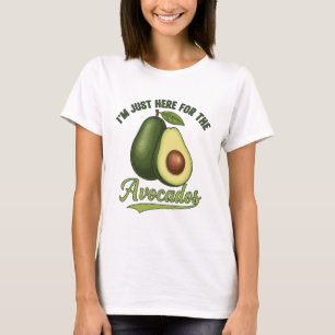 Ich bin nur hier für die Avocados Funny Food Lov T-Shirt