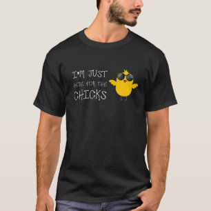 Ich bin nur hier für die Chicks Ostern für Kleinki T-Shirt
