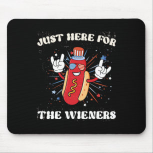 Ich bin nur hier für die Dackeln, der sonnige Amer Mousepad