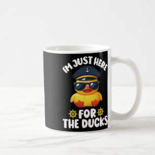 Ich bin nur hier für die Enten Funny Cruising Matc Kaffeetasse