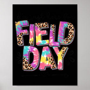 Ich bin nur hier für die Gefärbte Krawatte am Feld Poster