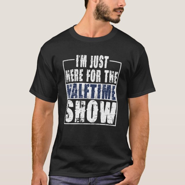Ich bin nur hier für die Halbzeitshow Game Day Soc T-Shirt (Vorderseite)