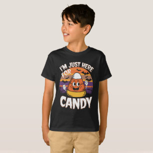 ICH BIN NUR HIER FÜR DIE KANDSCHAFT Happy Hallow T-Shirt