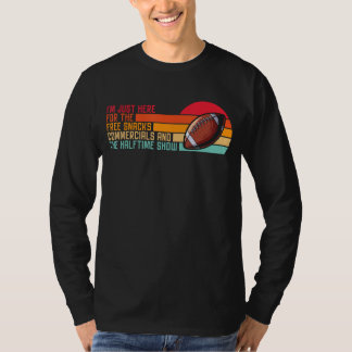 Ich bin nur hier für die kostenlosen Snacks Werbes T-Shirt