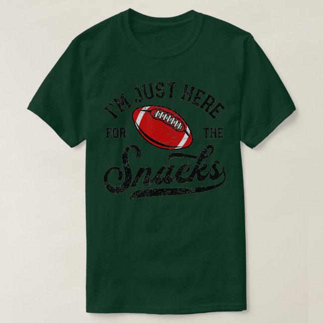 Ich bin nur hier für die Snacks Funny Fantasy Foot T-Shirt (Design vorne)