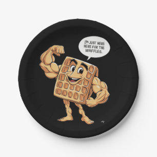 ICH BIN NUR HIER FÜR DIE WAFFEN PAPPTELLER