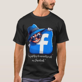 Ich bin nur hier, um Freunde auf Facebook zu verme T-Shirt
