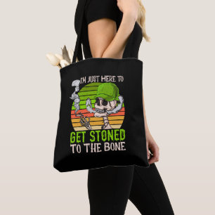 Ich bin nur hier, um gesteinigt zu werden tasche