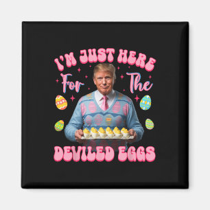Ich bin nur hier wegen der Eier mit Füllung Lustig Magnet