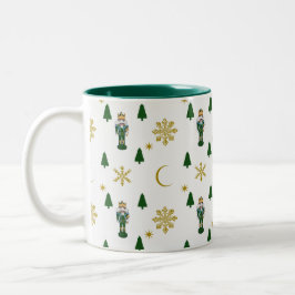 Ich bin nur Nutcraker für Weihnachten-Tasse Zweifarbige Tasse