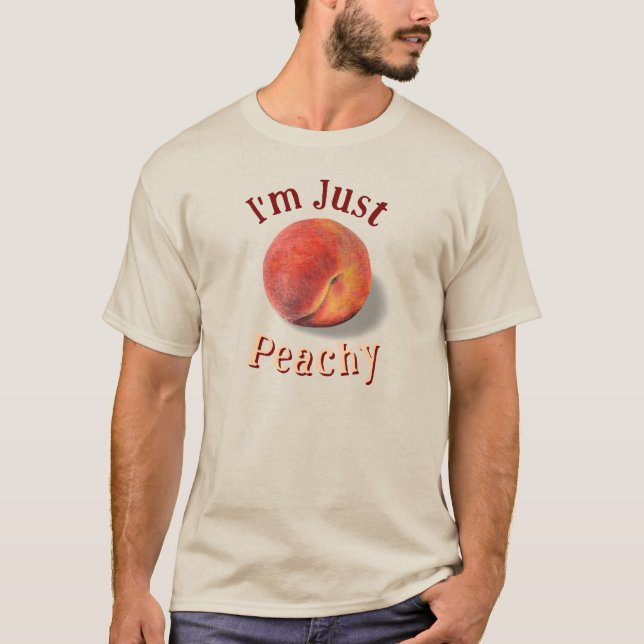Ich bin nur Peachy Tops (Vorderseite)
