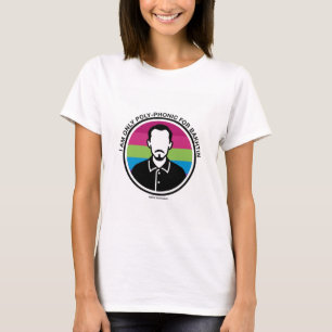 Ich bin nur polyphon für Bakhtin T-Shirt