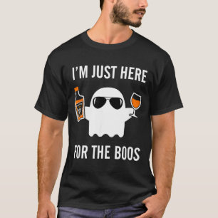 Ich bin nur wegen der Buh-Rufe hier Lustiger Hallo T-Shirt