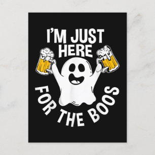  Ich bin nur wegen der Buhrufe hier  Feiertagspostkarte