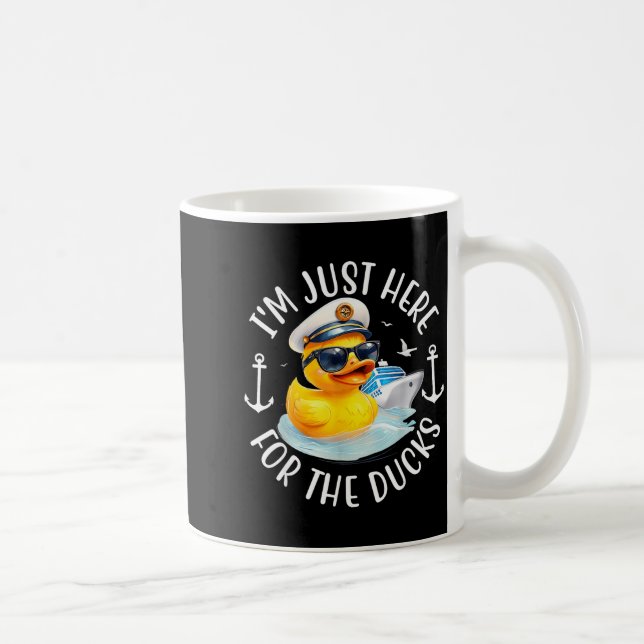 Ich bin nur wegen der Ente hier, Enten Kreuzfahrt, Kaffeetasse (Rechts)