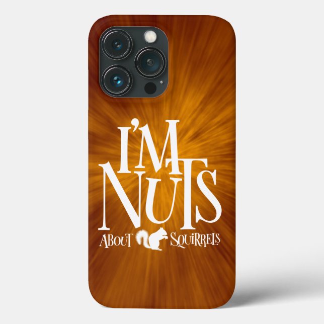 Ich bin Nüsse - lustiger Eichhörnchenliebhaber Case-Mate iPhone Hülle (Rückseite)