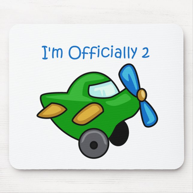 Ich bin offiziell 2, Jet Flugzeug Mousepad (Vorne)