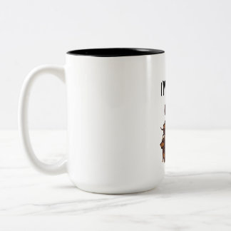 Ich bin Ok Funny Dackel Dog Pet Besitzer Zweifarbige Tasse