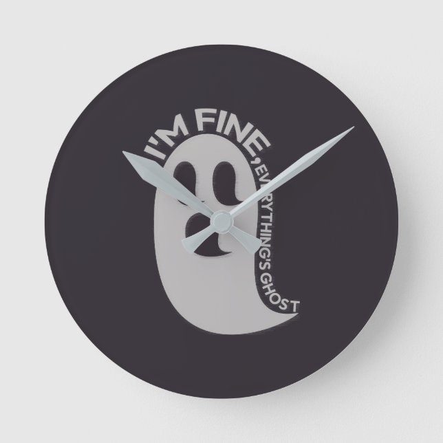 Ich bin okay, Alles ist Geist Wanduhr (Vorderseite)