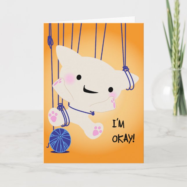 Ich bin okay Jubiläumskarte Karte (Vorderseite)