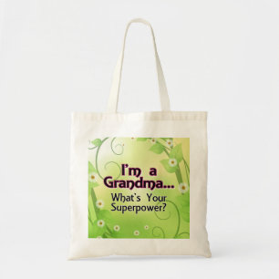 Ich bin Oma... Was ist deine Supermacht? Tragetasche