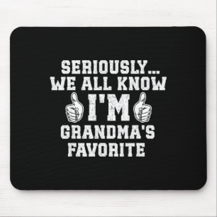 Ich bin Omas Lieblingsenkel/Enkelin Humo Mousepad