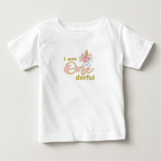 Ich bin onederful Kindergeburtstag-Shirt Baby T-shirt