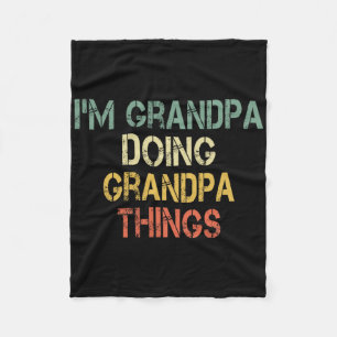 Ich bin Opa Doing Opa Dinge Funny Christmas B Fleecedecke