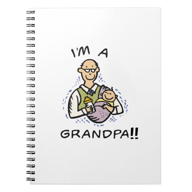 Ich bin Opa-Opa und Baby-Tshirts und Geschenke Notizblock (Vorderseite)