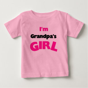 Ich bin Opas Mädchen Baby T-shirt